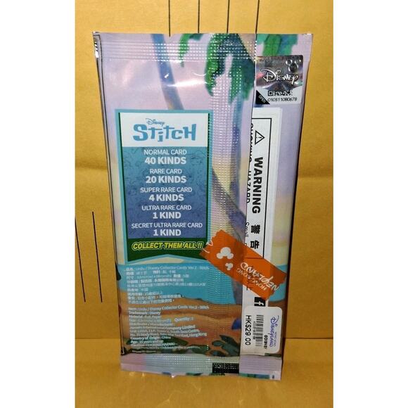 Sealed - Disney STITCH Urdu Collector Cards Pack Hong Kong Disneyland Price Tag - Picture 5 of 8